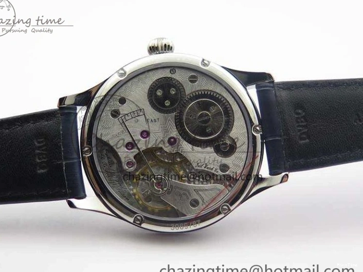 MIROTIME 0701 Portuguese Fa Jones IW544203 SS GSF 1:1 Best Edition White Dial On Leather Strap Trendsetting 7235
